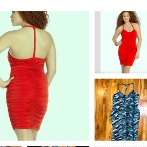 NEW BABY PHAT Roped UP printed Dress Sz 2X PLUS SIZE